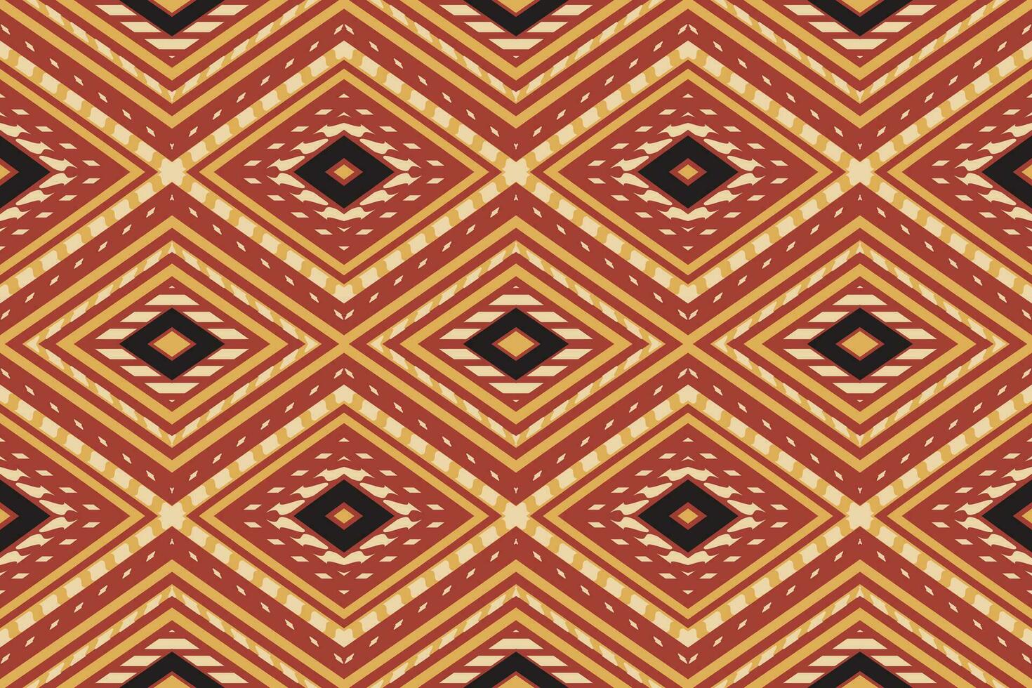 ikat damast- paisley broderi bakgrund. ikat diamant geometrisk etnisk orientalisk mönster traditionell.aztec stil abstrakt vektor illustration.design för textur, tyg, kläder, inslagning, sarong.