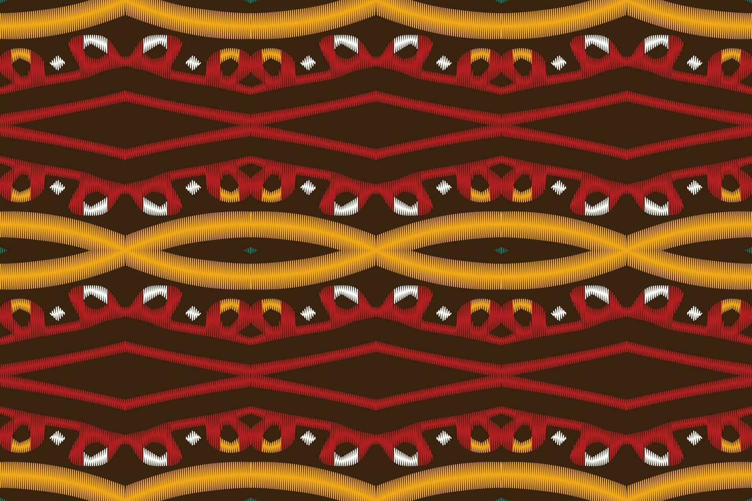 ikat blommig paisley broderi bakgrund. ikat grafik geometrisk etnisk orientalisk mönster traditionell. ikat aztec stil abstrakt design för skriva ut textur, tyg, saree, sari, matta. vektor