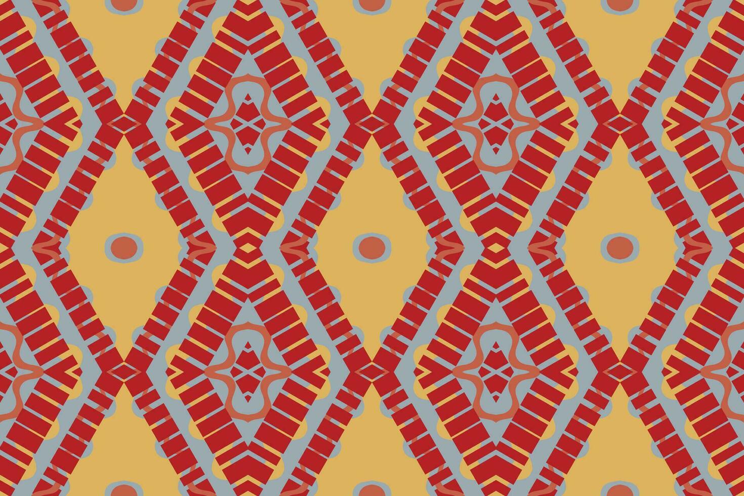 Ikat Blumen- Paisley Stickerei Hintergrund. Ikat Muster geometrisch ethnisch orientalisch Muster traditionell. Ikat aztekisch Stil abstrakt Design zum drucken Textur, Stoff, Saree, Sari, Teppich. vektor