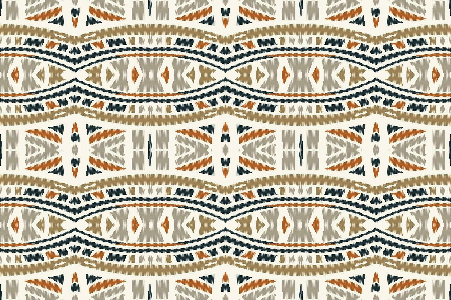 Motiv Ikat Paisley Stickerei Hintergrund. Ikat aztekisch geometrisch ethnisch orientalisch Muster traditionell.aztekisch Stil abstrakt Vektor illustration.design zum Textur, Stoff, Kleidung, Verpackung, Sarong.