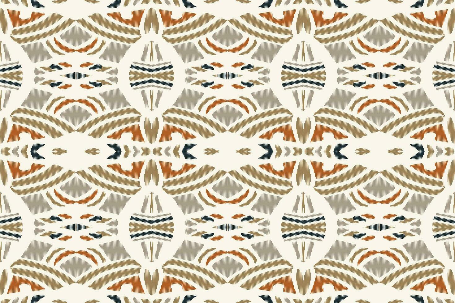 ikat damast- paisley broderi bakgrund. ikat mönster geometrisk etnisk orientalisk mönster traditionell. ikat aztec stil abstrakt design för skriva ut textur, tyg, saree, sari, matta. vektor