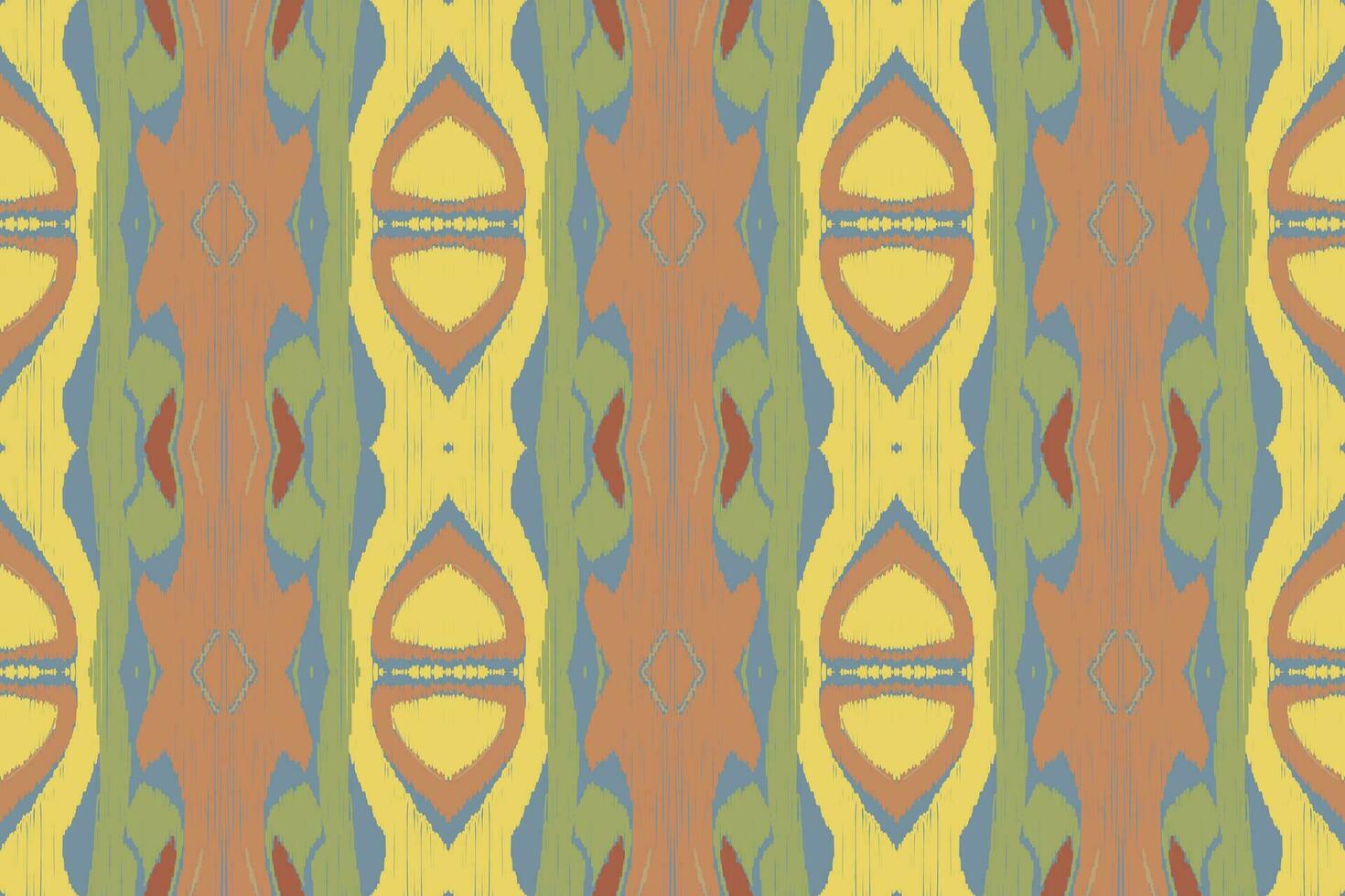 ikat damast- paisley broderi bakgrund. ikat sömlös geometrisk etnisk orientalisk mönster traditionell.aztec stil abstrakt vektor illustration.design textur, tyg, kläder, inslagning, sarong.