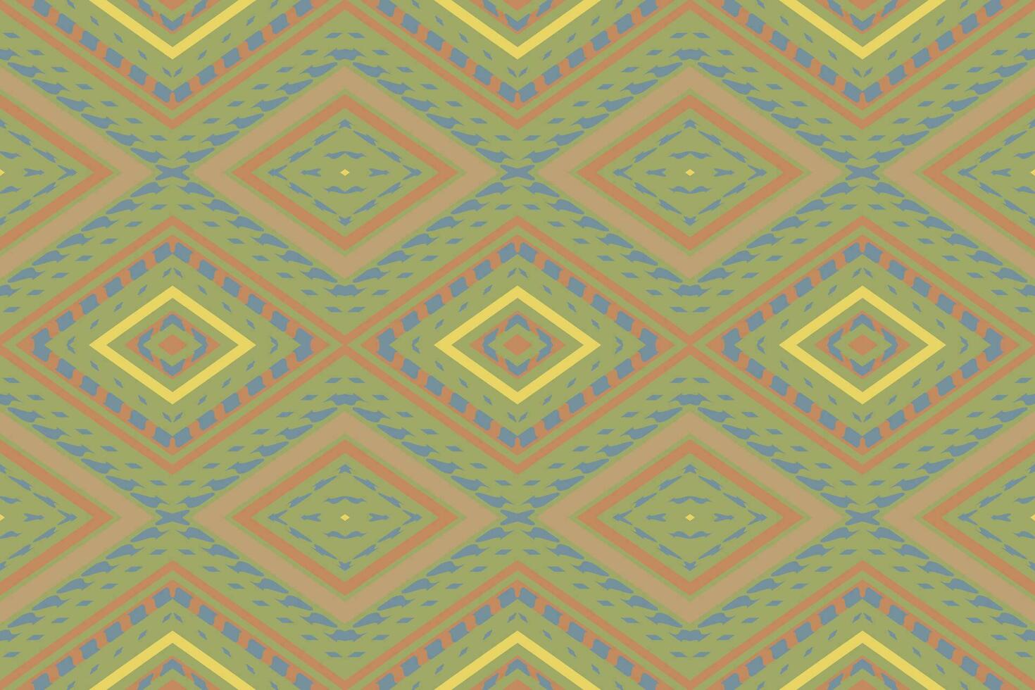 ikat damast- paisley broderi bakgrund. ikat aztec geometrisk etnisk orientalisk mönster traditionell.aztec stil abstrakt vektor illustration.design för textur, tyg, kläder, inslagning, sarong.