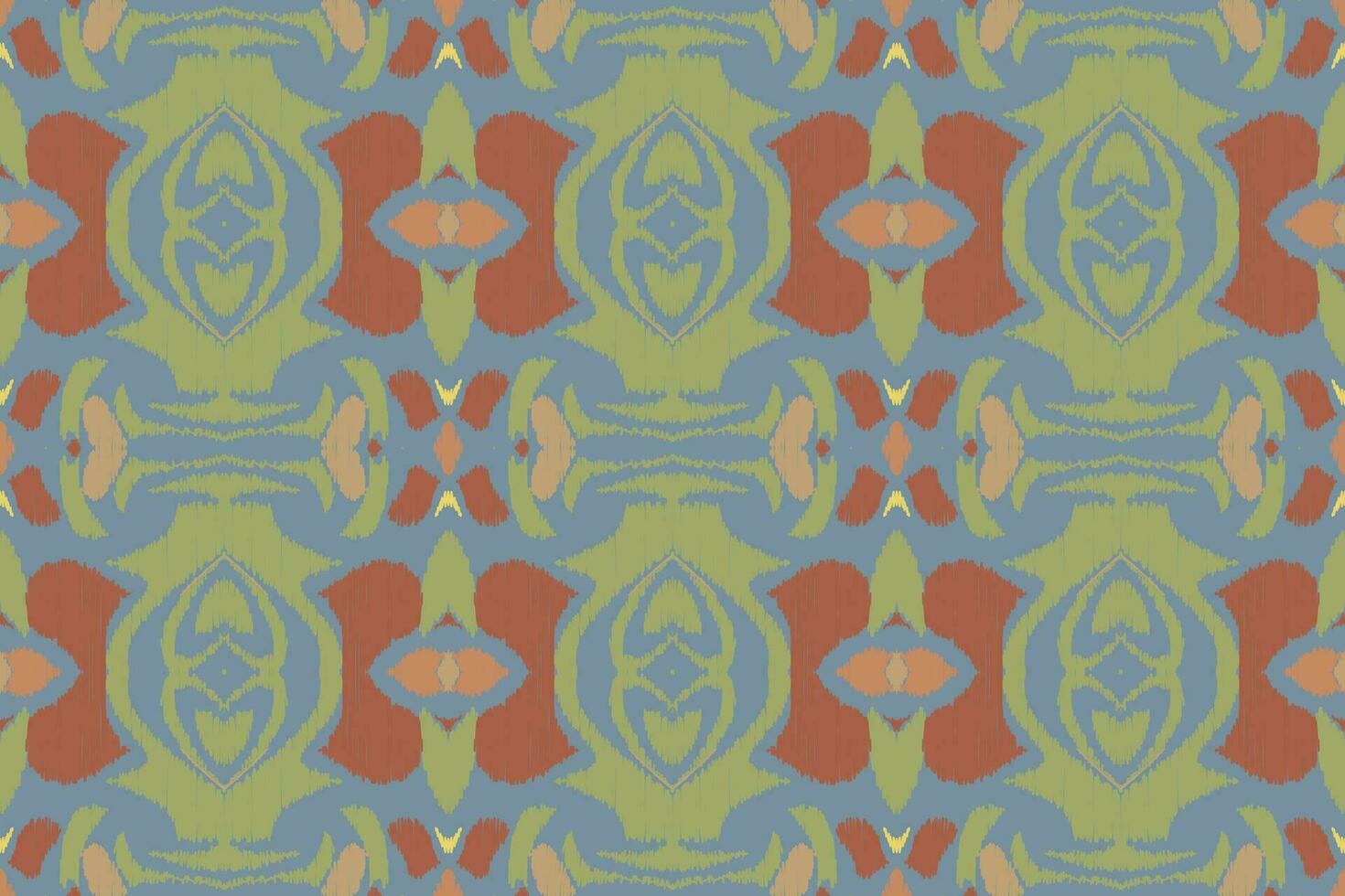 ikat damast- paisley broderi bakgrund. ikat skriva ut geometrisk etnisk orientalisk mönster traditionell. ikat aztec stil abstrakt design för skriva ut textur, tyg, saree, sari, matta. vektor