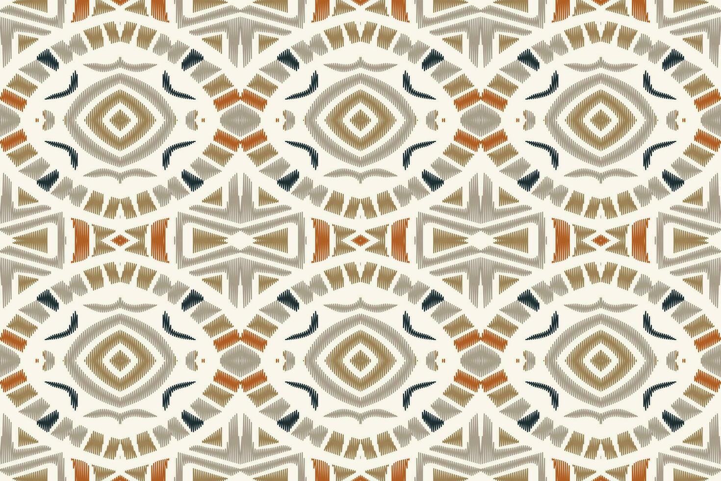ikat damast- paisley broderi bakgrund. ikat Ränder geometrisk etnisk orientalisk mönster traditionell. ikat aztec stil abstrakt design för skriva ut textur, tyg, saree, sari, matta. vektor
