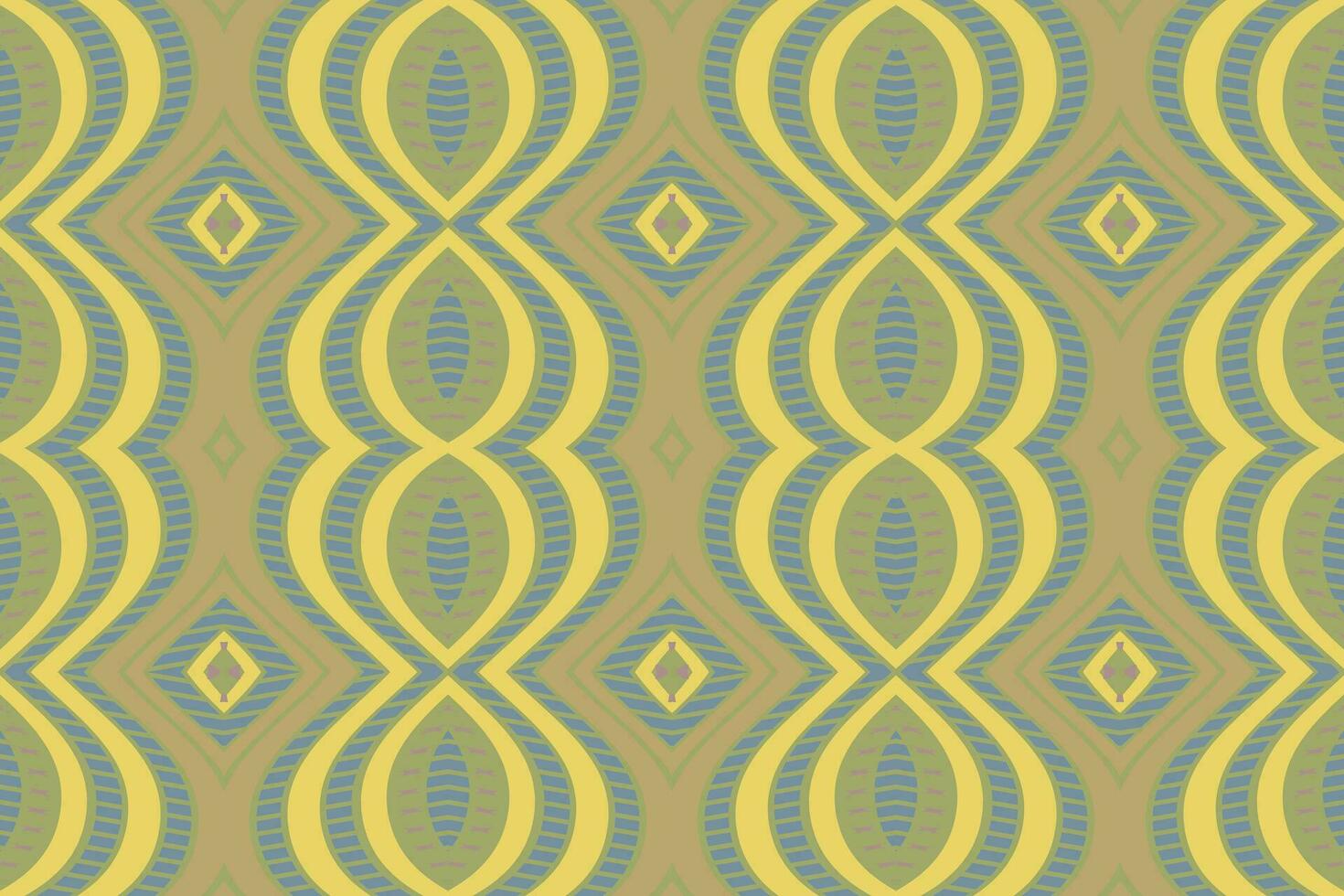 ikat damast- paisley broderi bakgrund. ikat blommig geometrisk etnisk orientalisk mönster traditionell.aztec stil abstrakt vektor illustration.design för textur, tyg, kläder, inslagning, sarong.