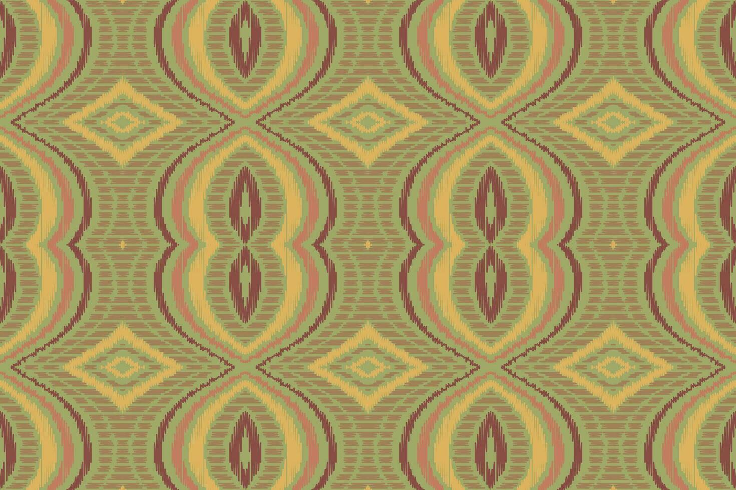 ikat blommig paisley broderi bakgrund. ikat blomma geometrisk etnisk orientalisk mönster traditionell.aztec stil abstrakt vektor illustration.design för textur, tyg, kläder, inslagning, sarong.