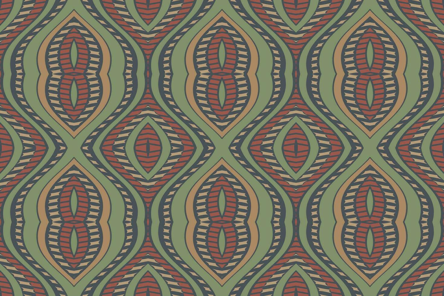 Ikat Damast Paisley Stickerei Hintergrund. Ikat Streifen geometrisch ethnisch orientalisch Muster traditionell. Ikat aztekisch Stil abstrakt Design zum drucken Textur, Stoff, Saree, Sari, Teppich. vektor