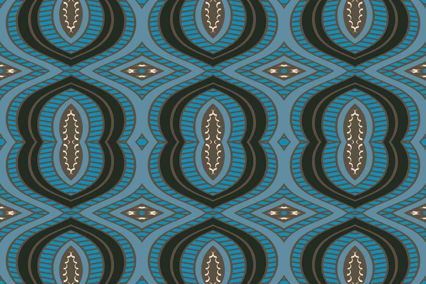 Ikat Damast Paisley Stickerei Hintergrund. Ikat Muster geometrisch ethnisch orientalisch Muster traditionell.aztekisch Stil abstrakt Vektor illustration.design zum Textur, Stoff, Kleidung, Verpackung, Sarong.