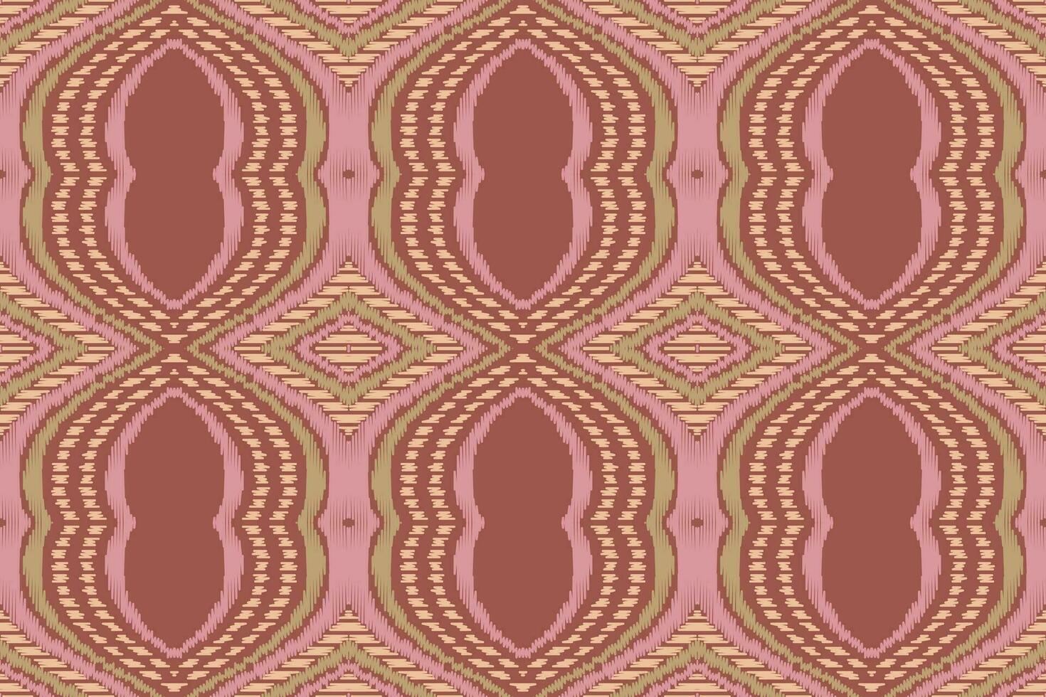 Ikat Damast Paisley Stickerei Hintergrund. Ikat Textur geometrisch ethnisch orientalisch Muster traditionell. Ikat aztekisch Stil abstrakt Design zum drucken Textur, Stoff, Saree, Sari, Teppich. vektor