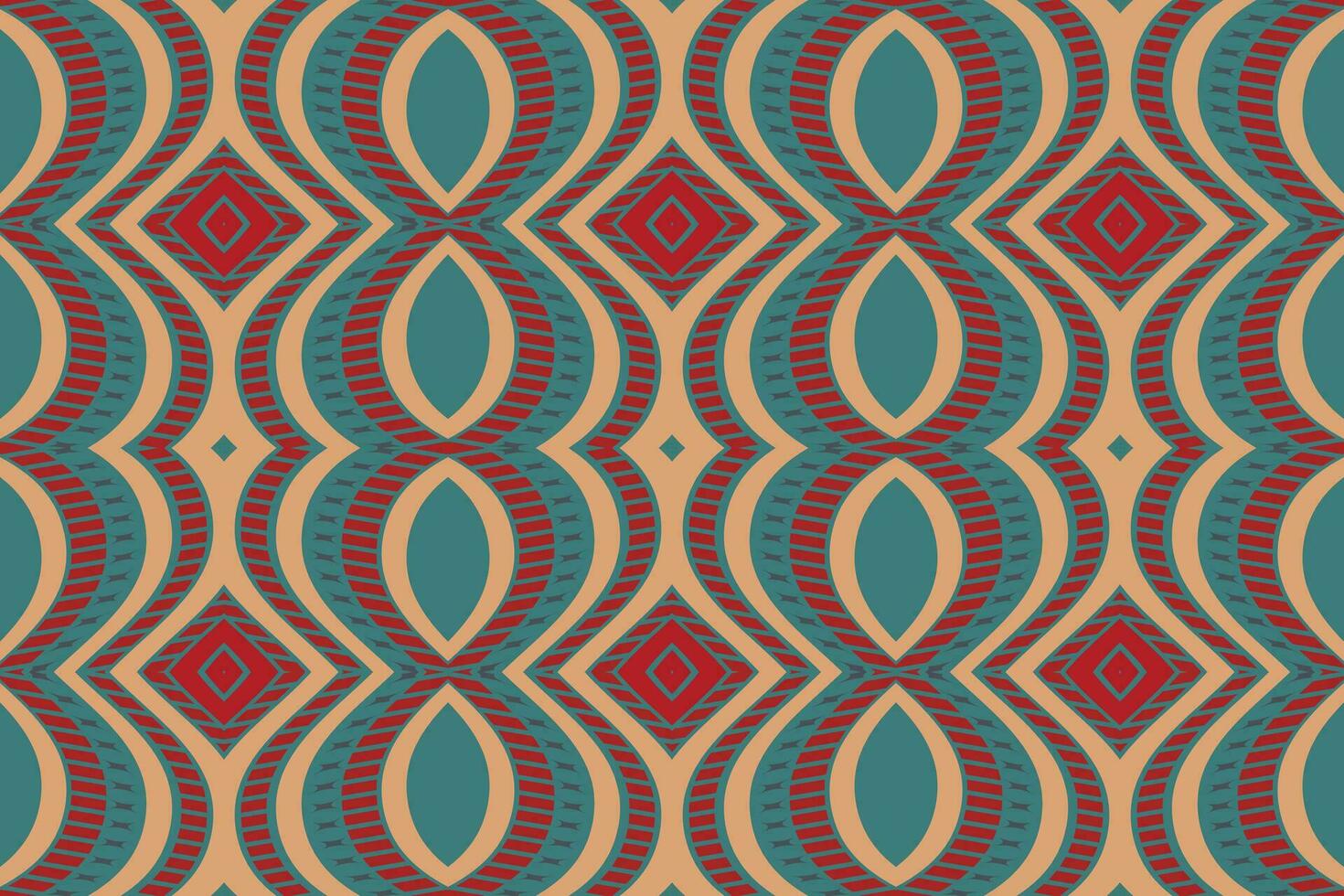 Ikat Damast Paisley Stickerei Hintergrund. Ikat nahtlos Muster geometrisch ethnisch orientalisch Muster traditionell.aztekisch Stil abstrakt Vektor Design zum Textur, Stoff, Kleidung, Verpackung, Sarong.