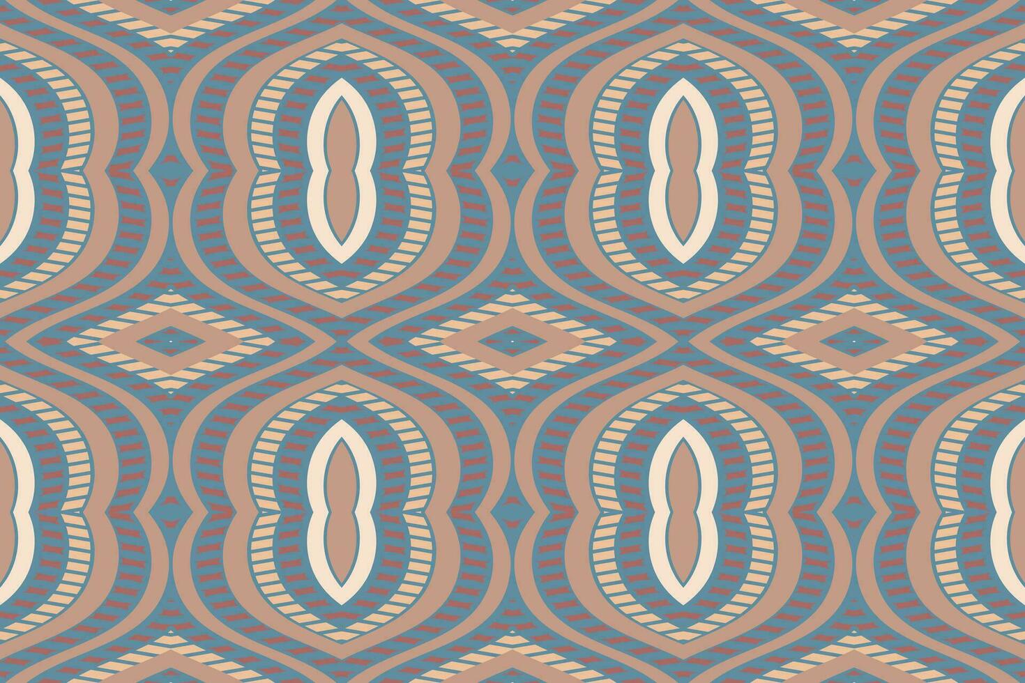 ikat damast- paisley broderi bakgrund. ikat skriva ut geometrisk etnisk orientalisk mönster traditionell.aztec stil abstrakt vektor illustration.design för textur, tyg, kläder, inslagning, sarong.