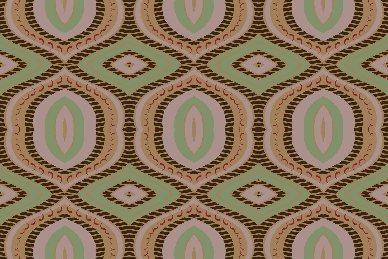 Ikat Damast Paisley Stickerei Hintergrund. Ikat Vektor geometrisch ethnisch orientalisch Muster traditionell. Ikat aztekisch Stil abstrakt Design zum drucken Textur, Stoff, Saree, Sari, Teppich.