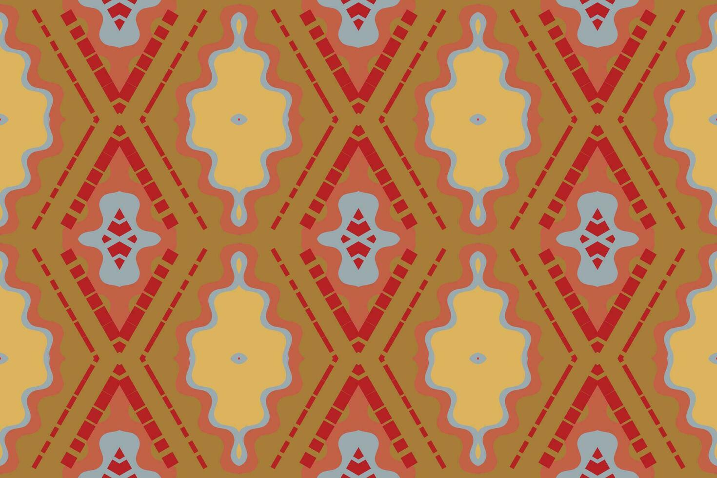 Ikat Blumen- Paisley Stickerei Hintergrund. Ikat Muster geometrisch ethnisch orientalisch Muster traditionell.aztekisch Stil abstrakt Vektor illustration.design zum Textur, Stoff, Kleidung, Verpackung, Sarong.