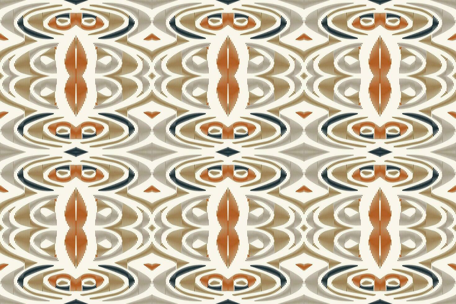 ikat blommig paisley broderi bakgrund. ikat design geometrisk etnisk orientalisk mönster traditionell.aztec stil abstrakt vektor illustration.design för textur, tyg, kläder, inslagning, sarong.