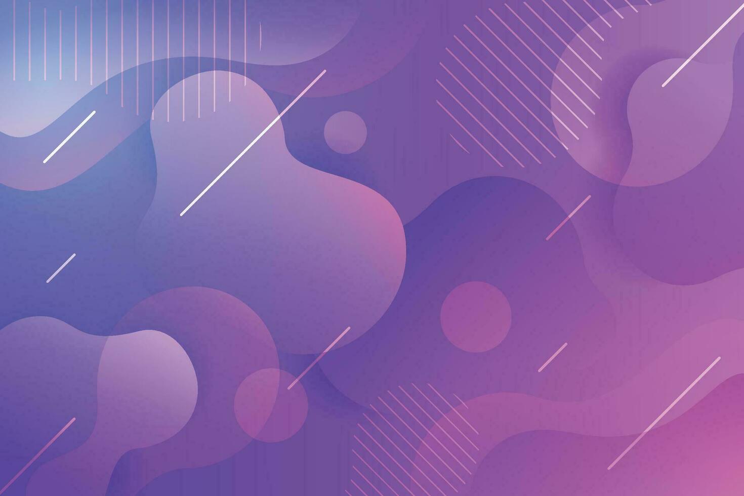 violett abstrakt geometrisk runda form landning sida bakgrund. trendig minimalistisk rörelse lutning mönster. trogen cirkel element för hemsida webb sida. platt tecknad serie vektor illustration