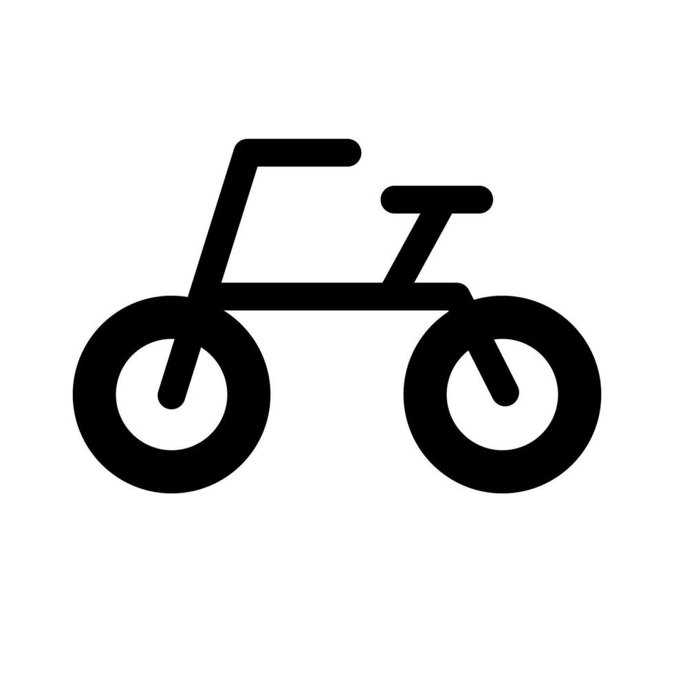 cykel med stor däck. vektor. vektor