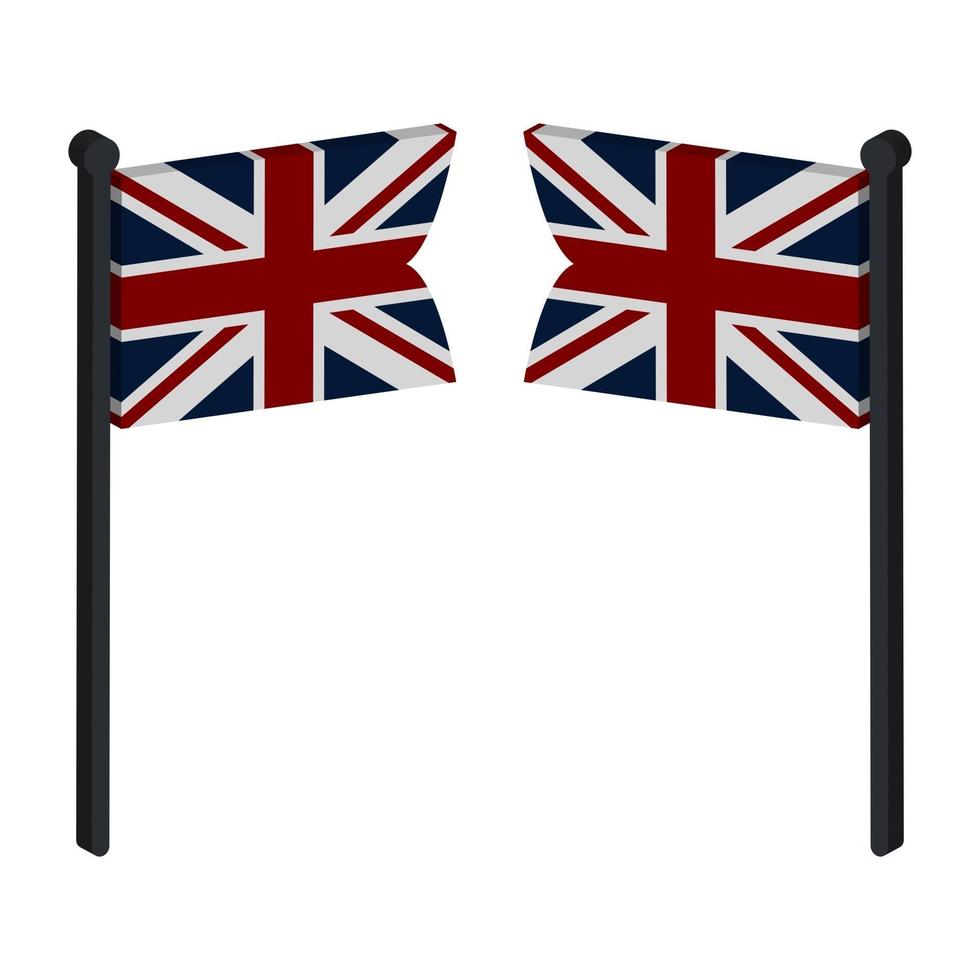 Storbritannien flagga i vektor