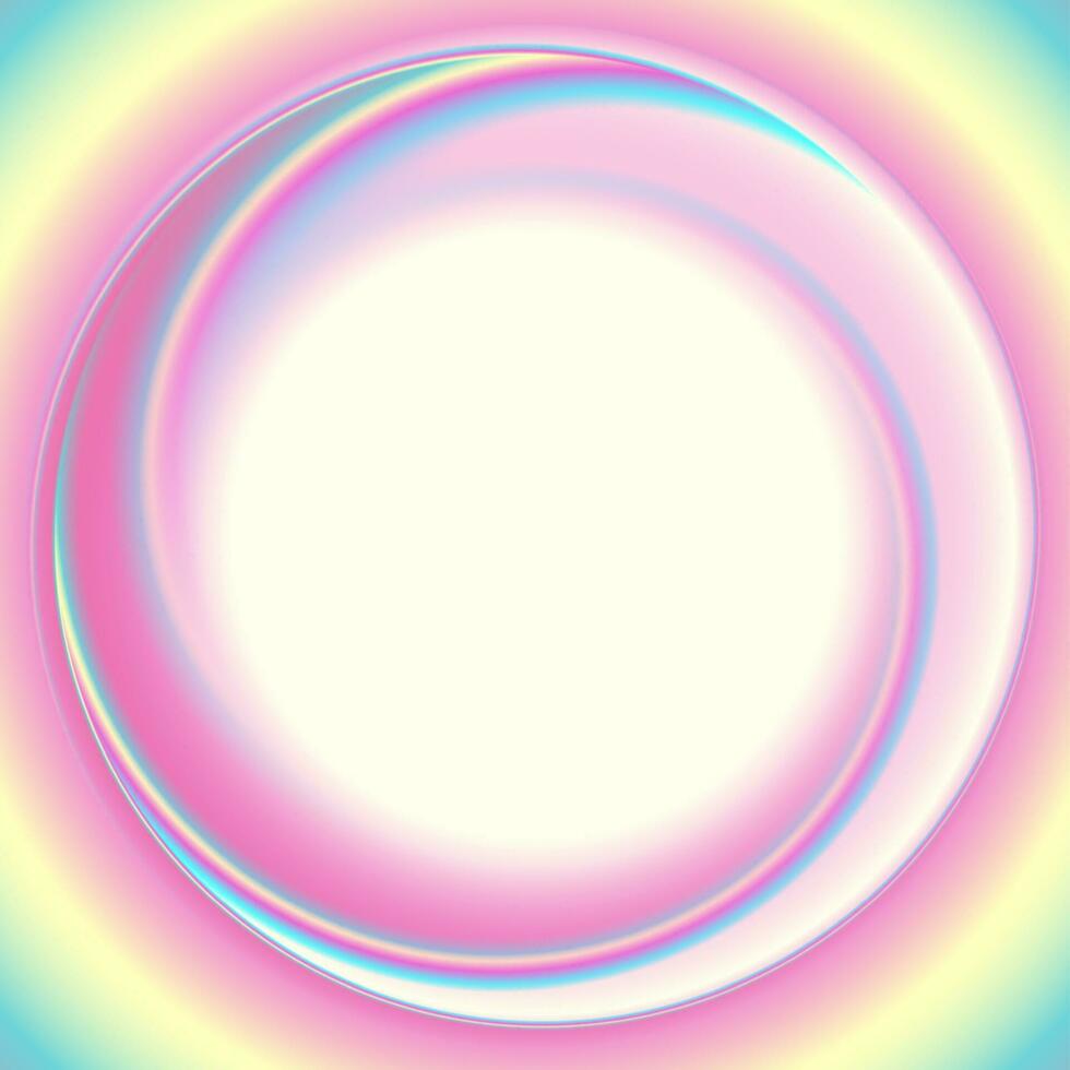holografiska pastell abstrakt cirkel logotyp design vektor