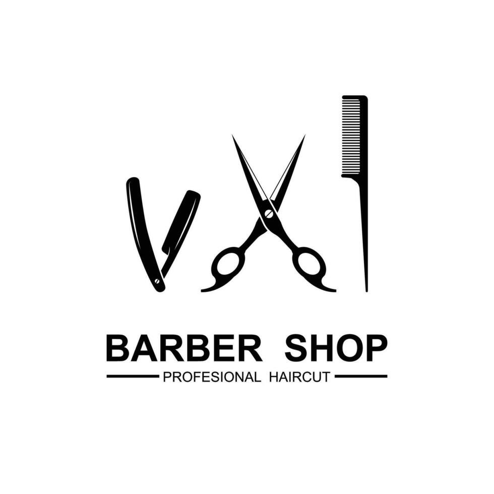 Friseur Logo Symbol Vektor