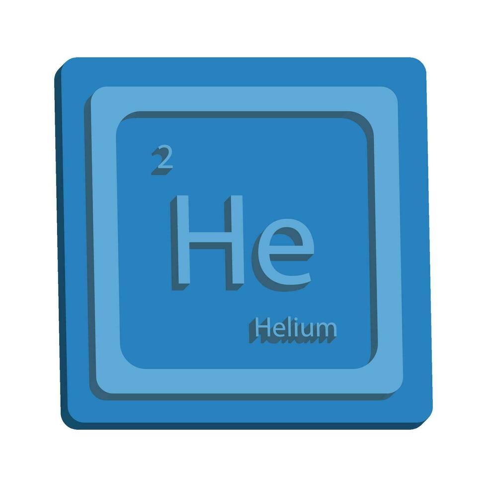 Helium Symbol Vektor