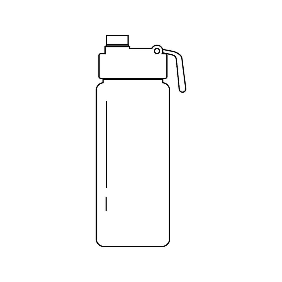 dricka vatten flaskor ikon vektor