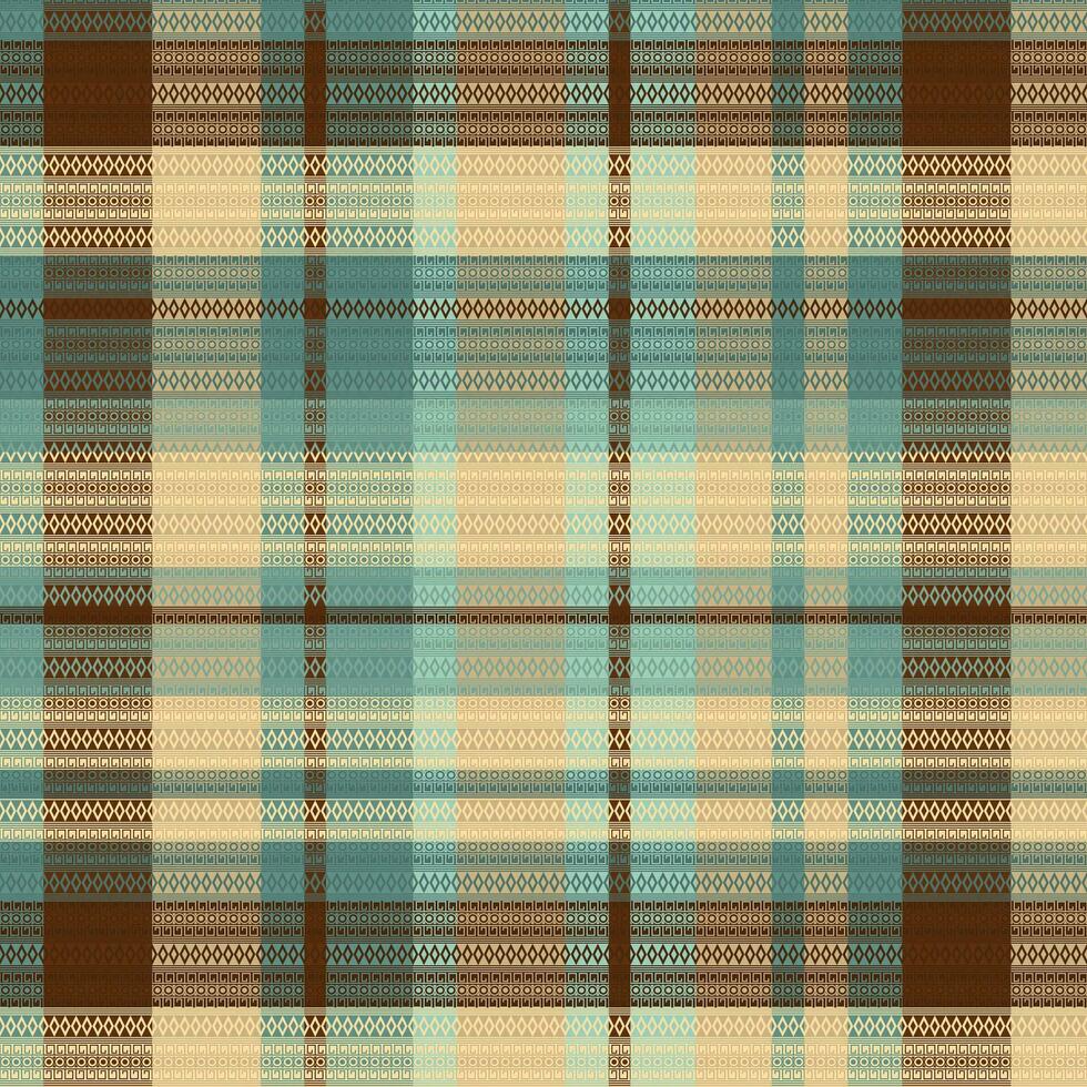 tartan eller pläd retro Färg mönster. vektor