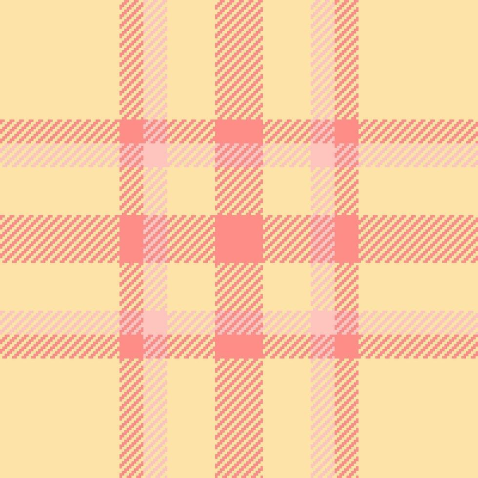 Stoff nahtlos Textur von Textil- Tartan Hintergrund mit ein Muster Vektor Plaid überprüfen.