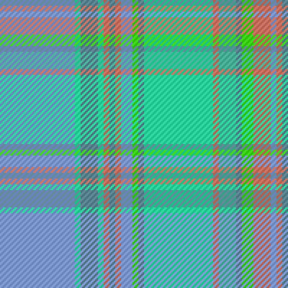 Stoff nahtlos Tartan von Vektor Textur Textil- mit ein Muster Hintergrund prüfen Plaid.