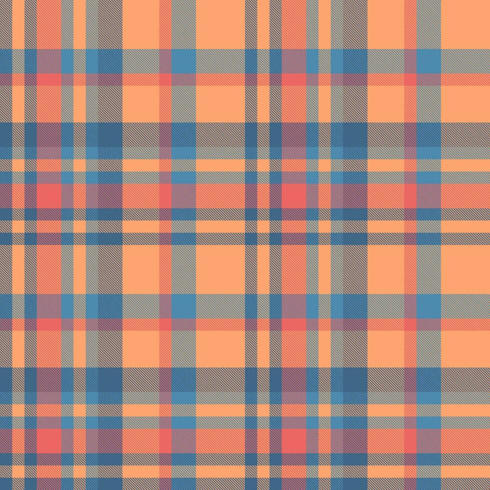 Stoff Tartan Plaid von Muster nahtlos prüfen mit ein Vektor Textil- Hintergrund Textur.