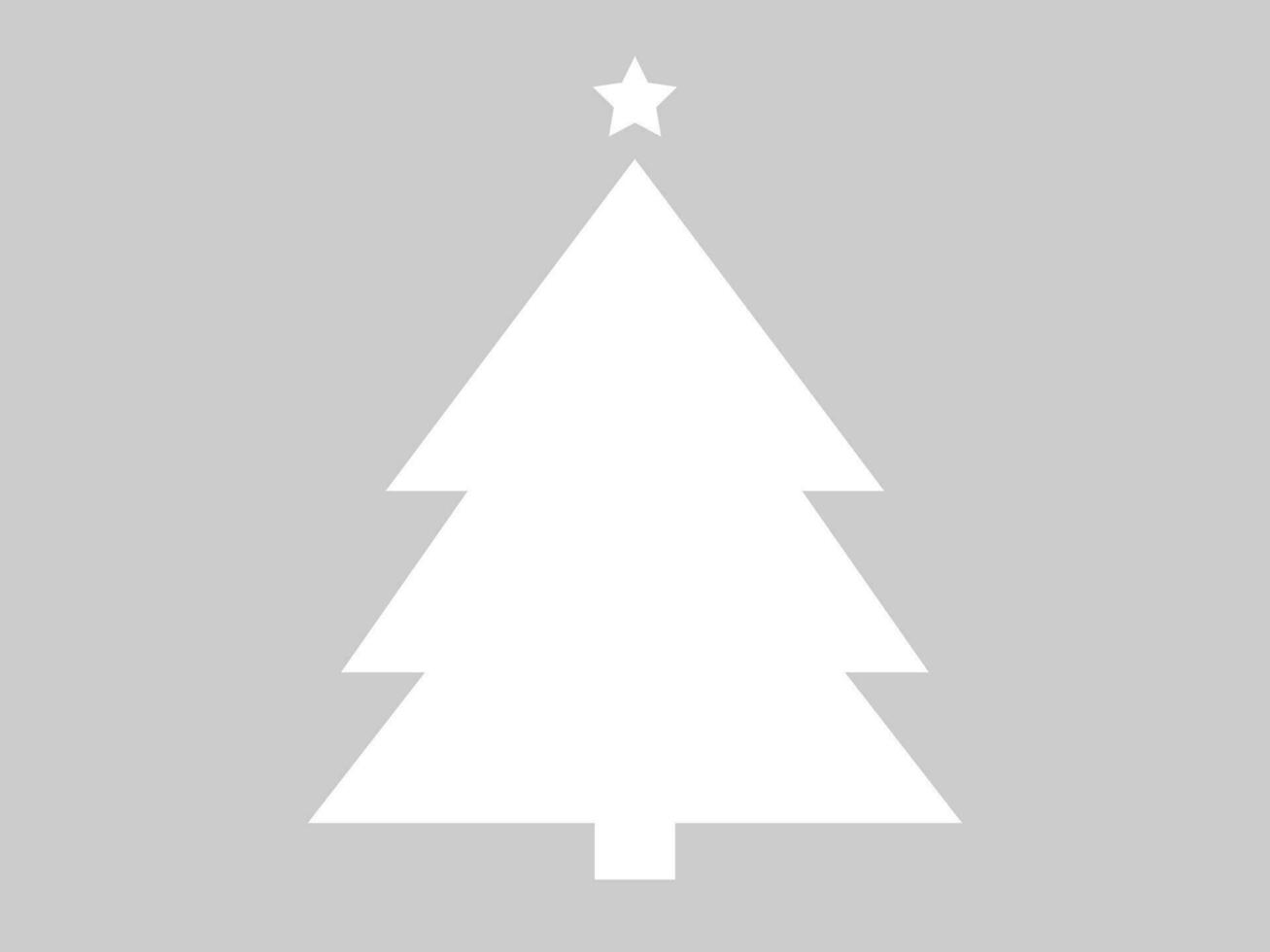 jul träd silhuetter platt ikon. kan vara Begagnade för din arbete. vektor