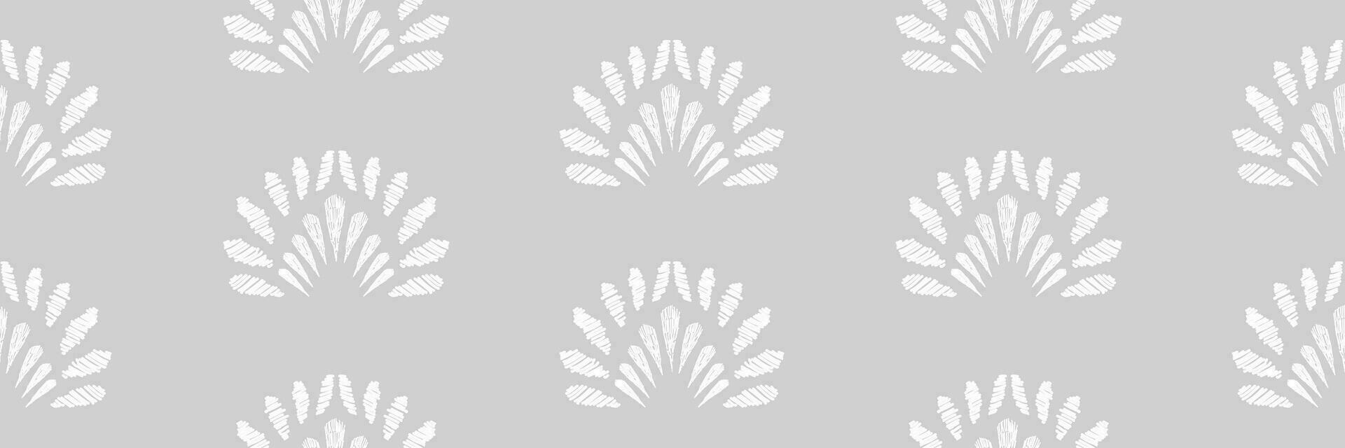 Ikat nahtlos Muster Stammes- Kunst Stickerei, Ikat Streifen Digital Textil- asiatisch Design zum druckt Stoff Saree Mogul Schwaden Textur kurti kurtis Kurtas, Motiv Batik vektor