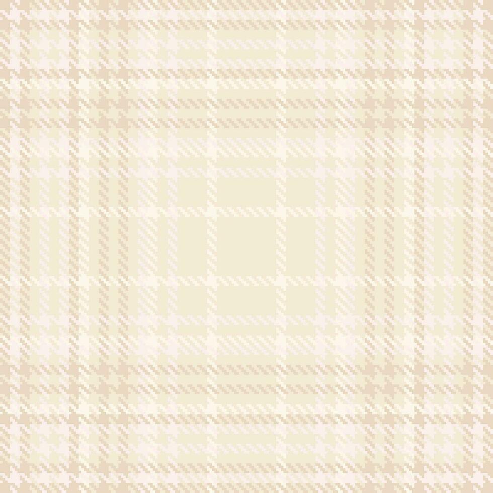 Hintergrund Textur Textil- von nahtlos Plaid Vektor mit ein Stoff Muster Tartan überprüfen.