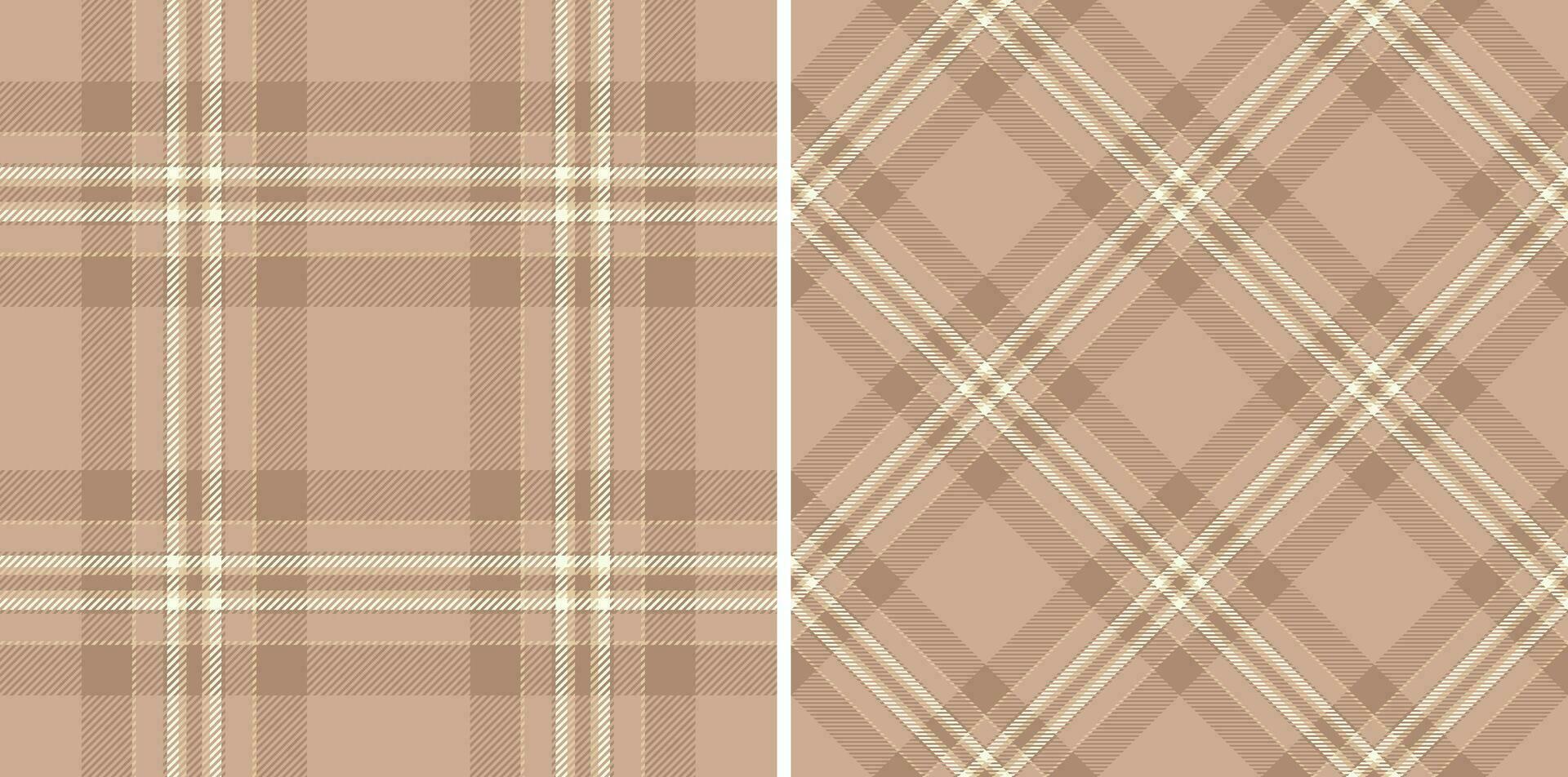 Tartan nahtlos Textur von Stoff prüfen Plaid mit ein Hintergrund Textil- Muster Vektor. vektor