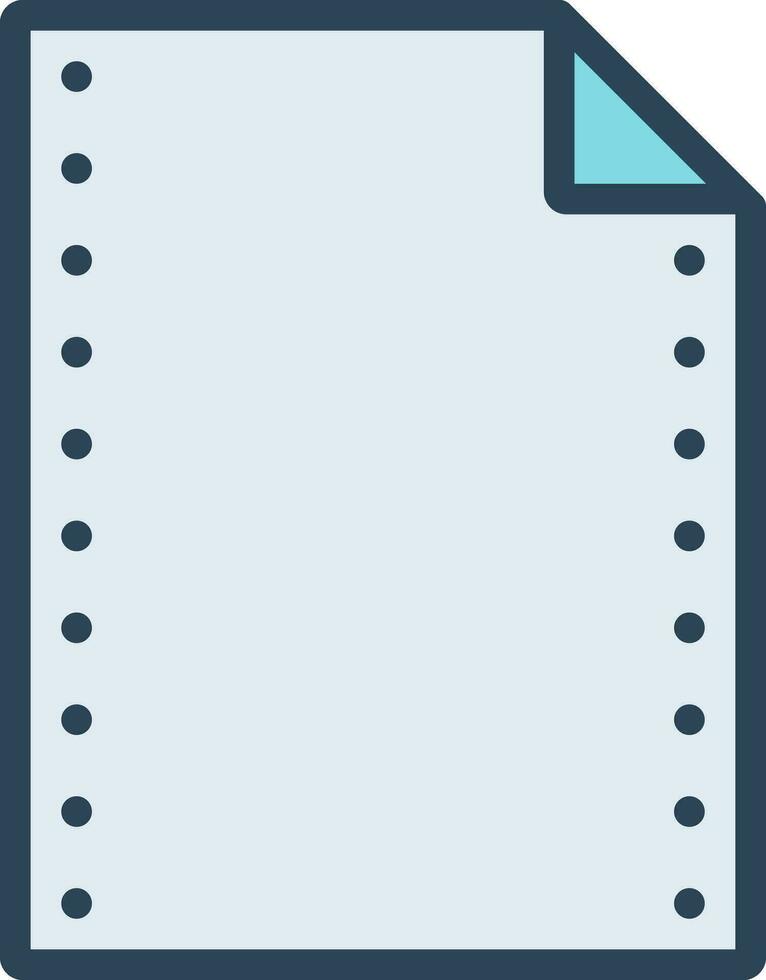 Färg ikon för papper vektor