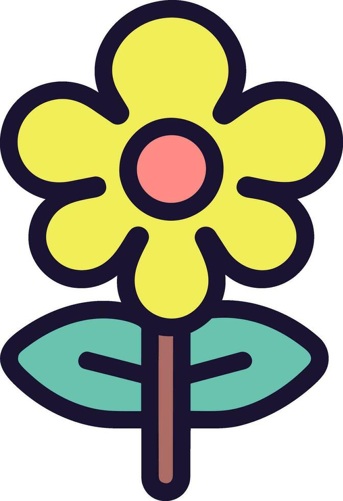 blomma ikoner vector.floral logotyp illustration platt stil isolera på bakgrund. vektor