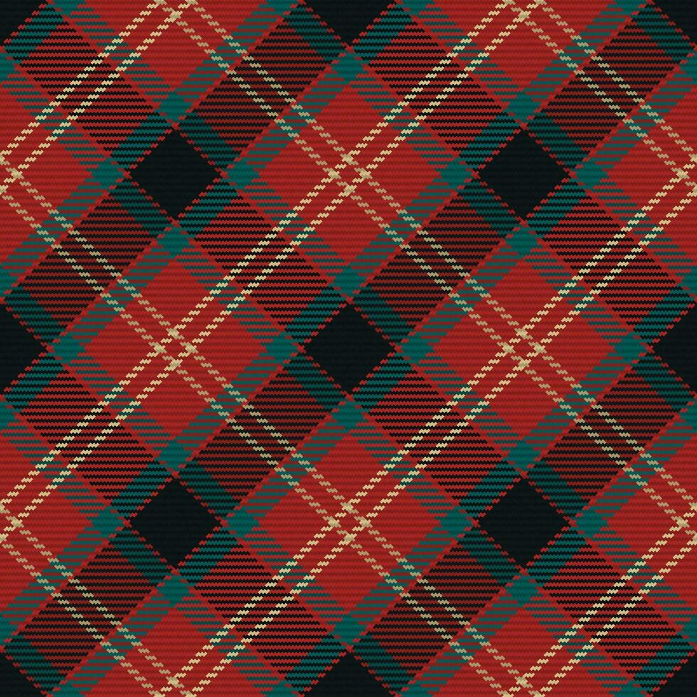 Nahtloses Muster aus schottischem Tartan-Plaid. wiederholbarer hintergrund mit karierter stoffstruktur. Vektorhintergrund gestreifter Textildruck. vektor