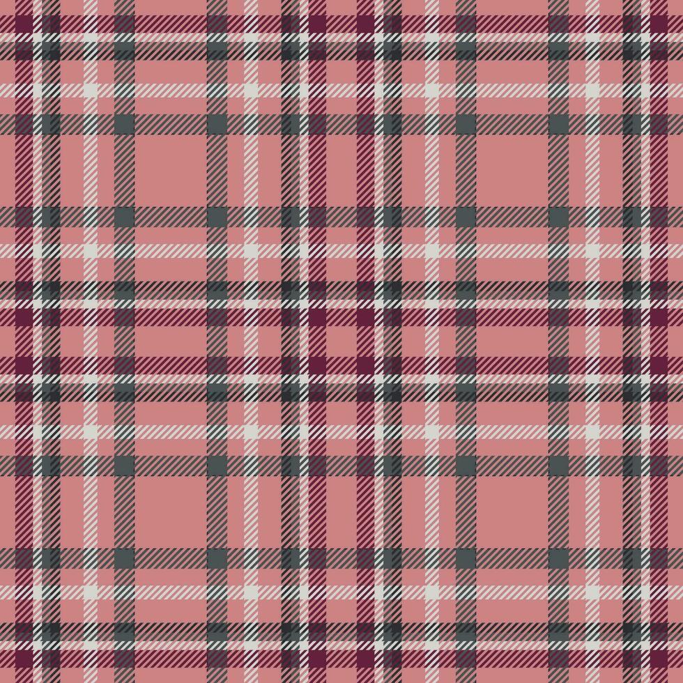 tartan schottland nahtloser karierter mustervektor. Retro-Hintergrundstoff. Vintage Check Farbe quadratische geometrische Textur. vektor