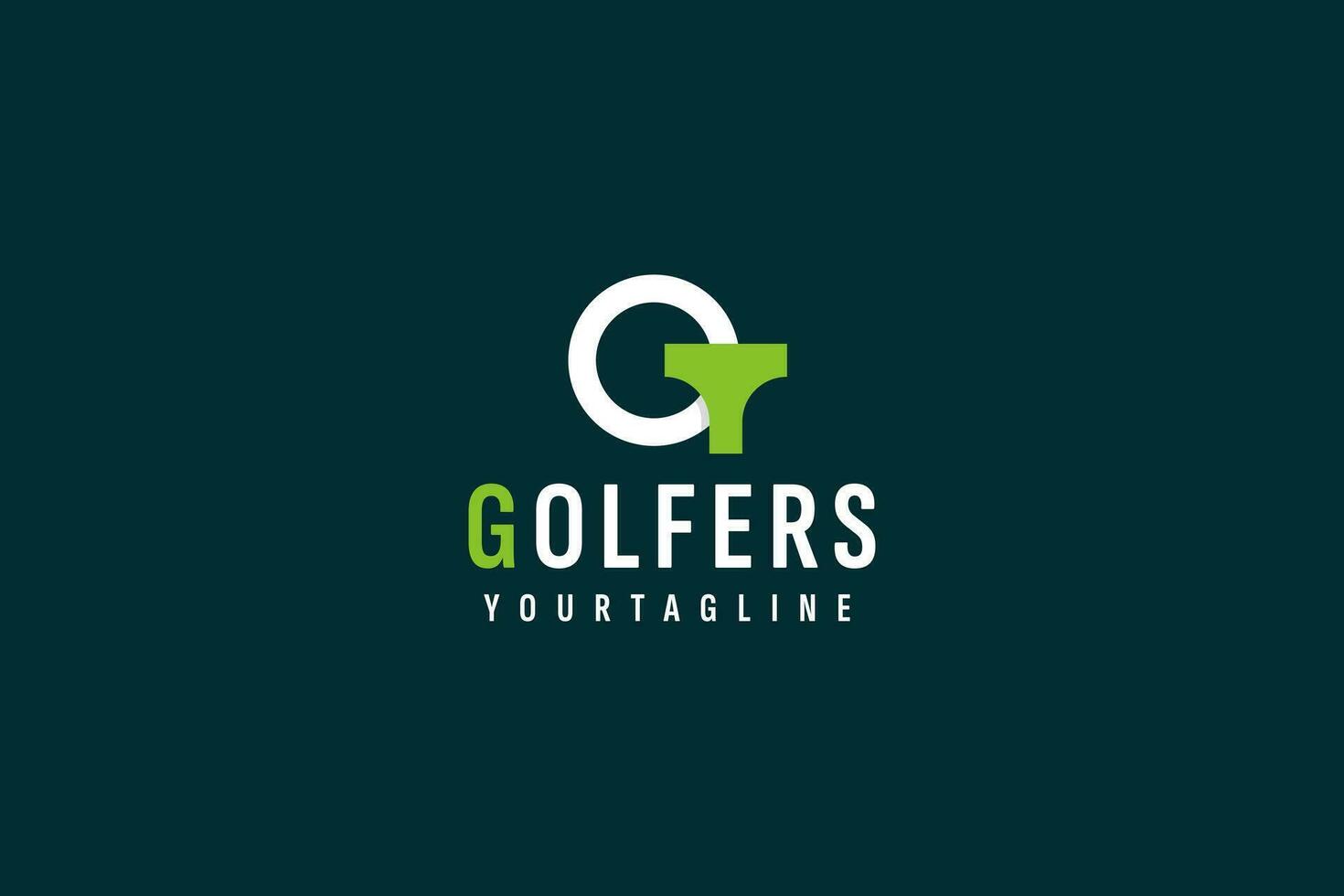 golf logotyp vektor ikon illustration