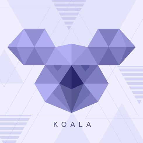 Koala geometrischer Vektor