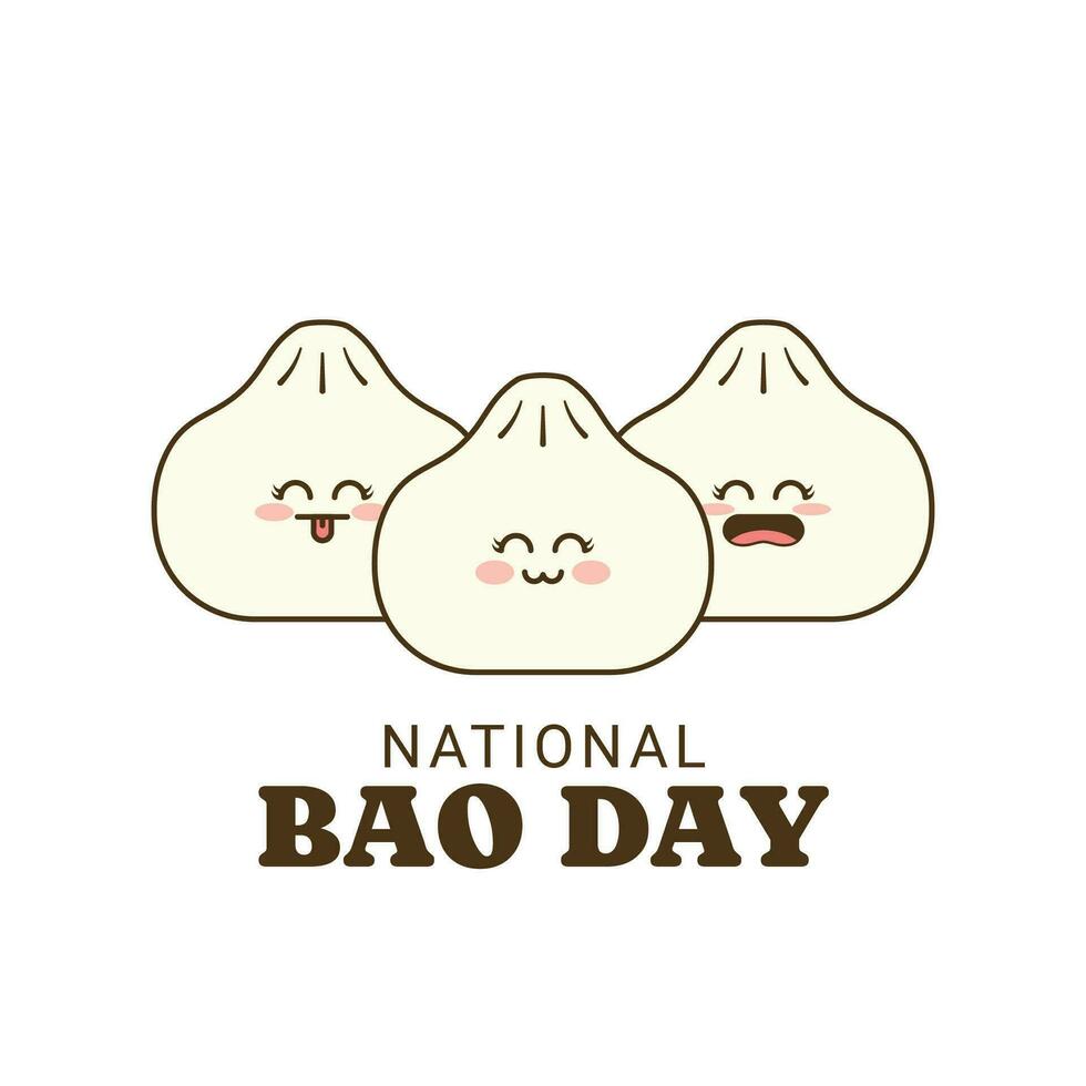 National bao Tag Hintergrund. vektor