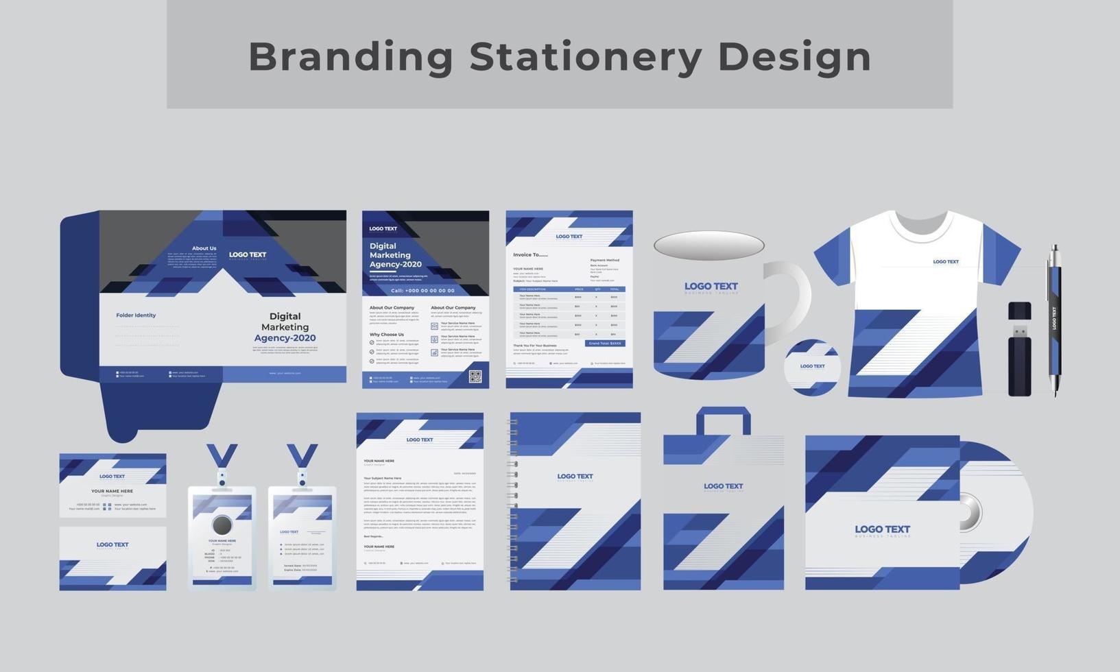 branding brevpapper design vektor