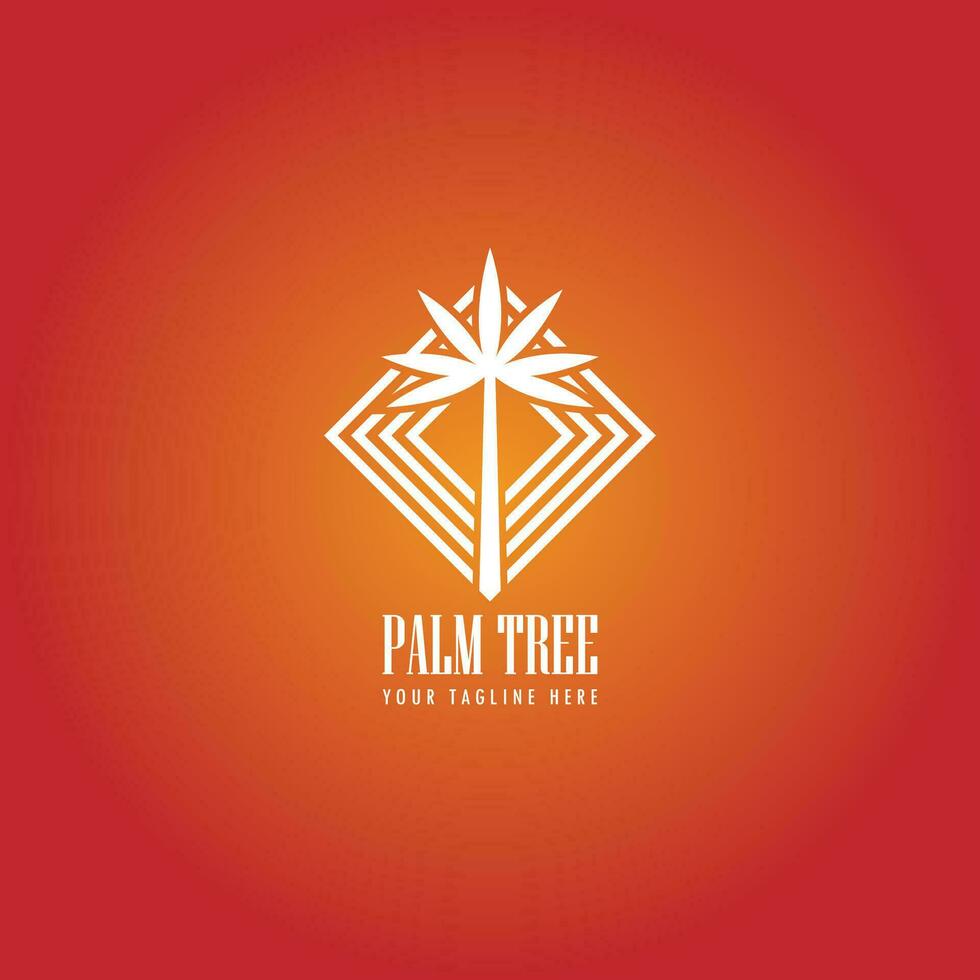 Palme Sommer- Logo Vektor