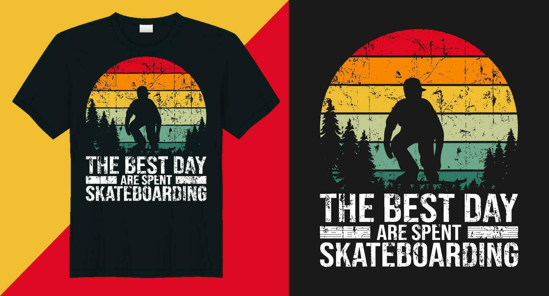 de bäst dag är använt skateboard skateboard vektor t-shirt design