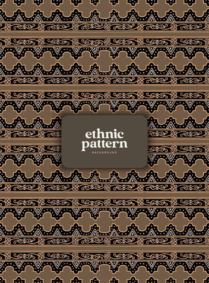 ethnisch Vektor indonesisch javanisch Batik Muster Vorlage