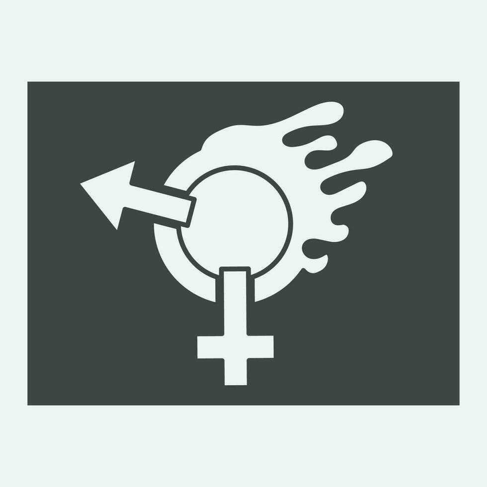 manlig och kvinna kön logotyper vektor