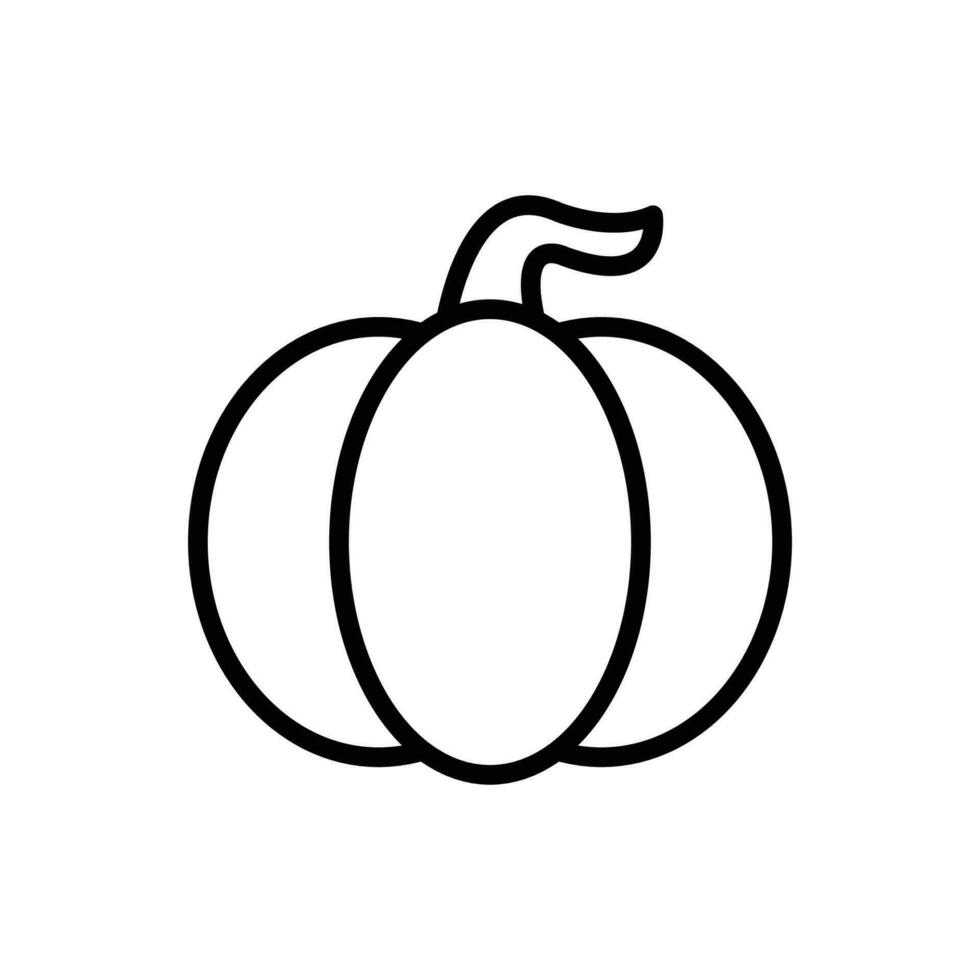 halloween pumpa ikon vektor design mall i vit bakgrund