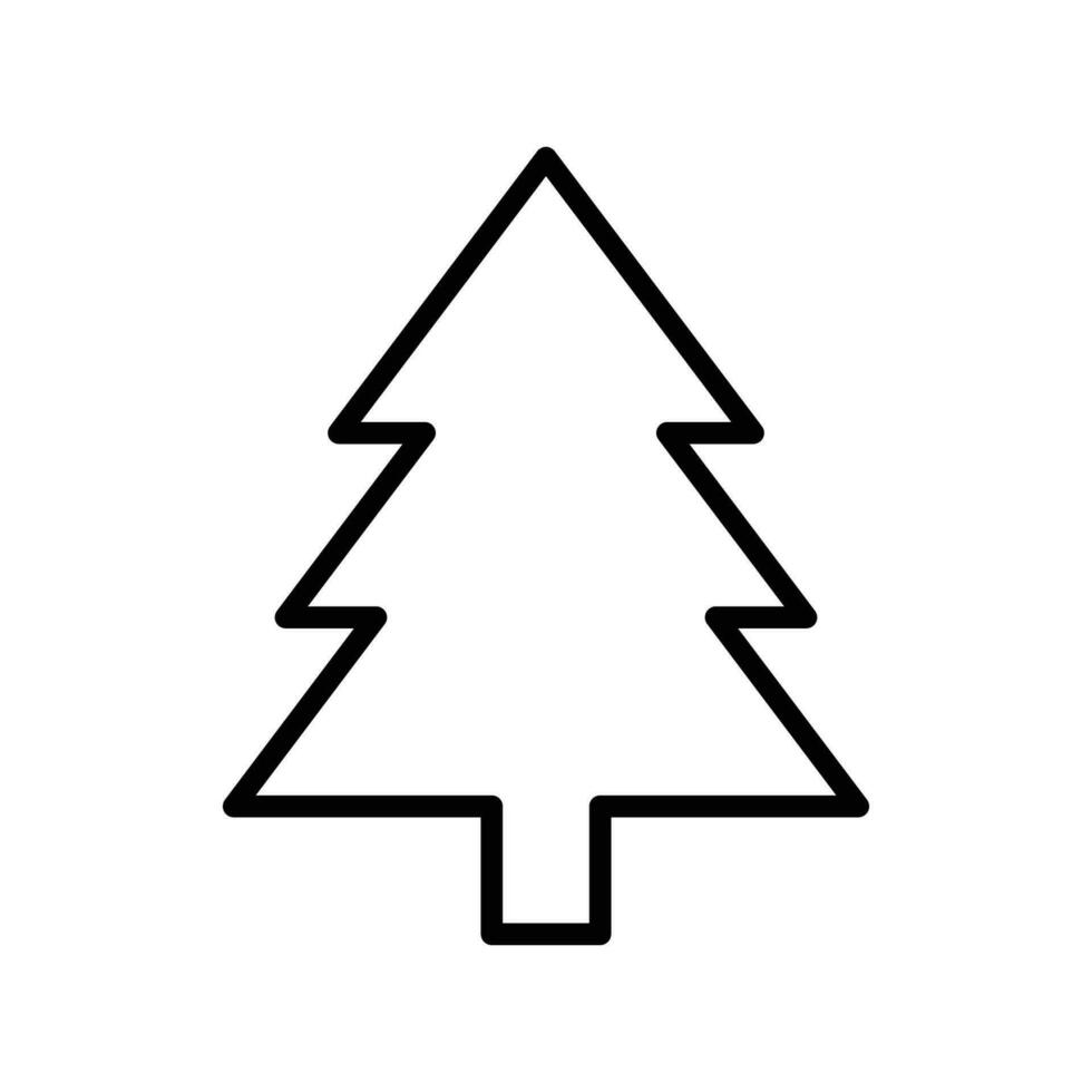 Weihnachten Baum Symbol Vektor Design im Weiß Hintergrund