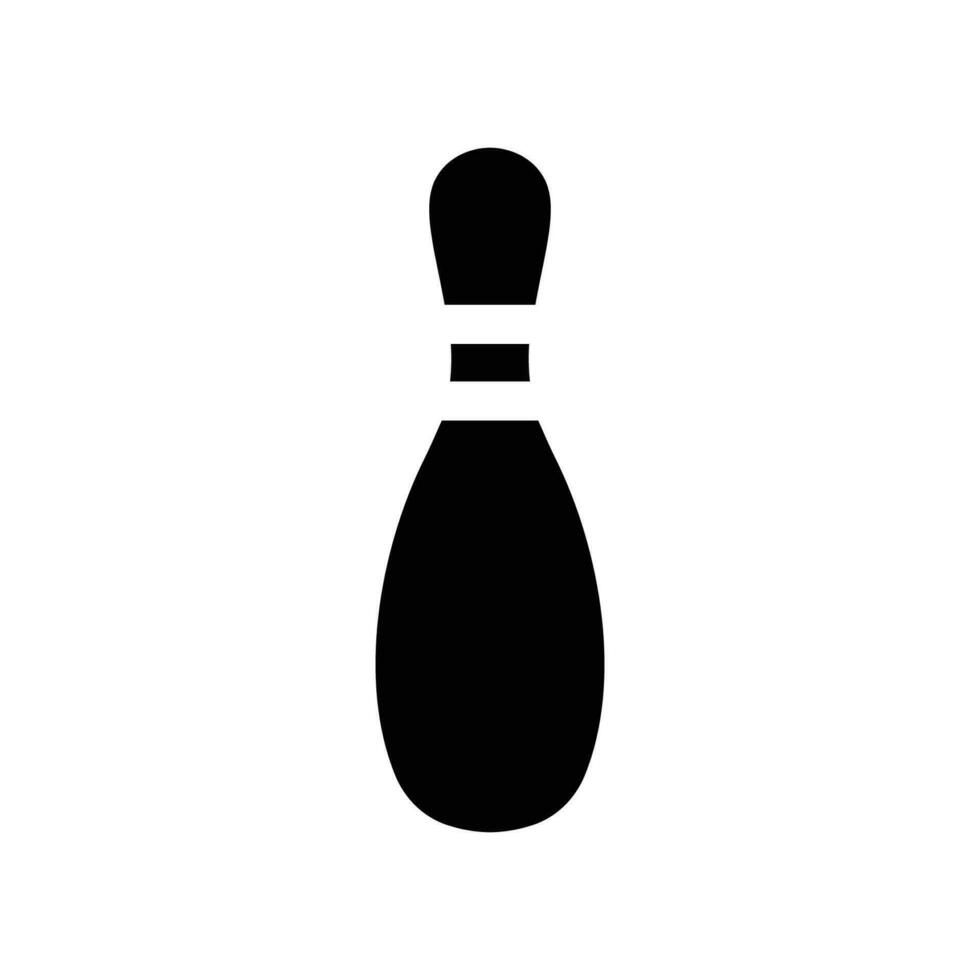 Bowling Symbol Vektor Design Vorlage im Weiß Hintergrund