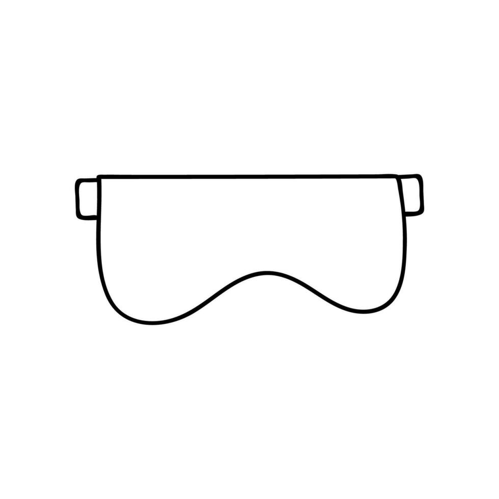 Hand gezeichnet modisch Vektor Clip Art von Sonnenbrille